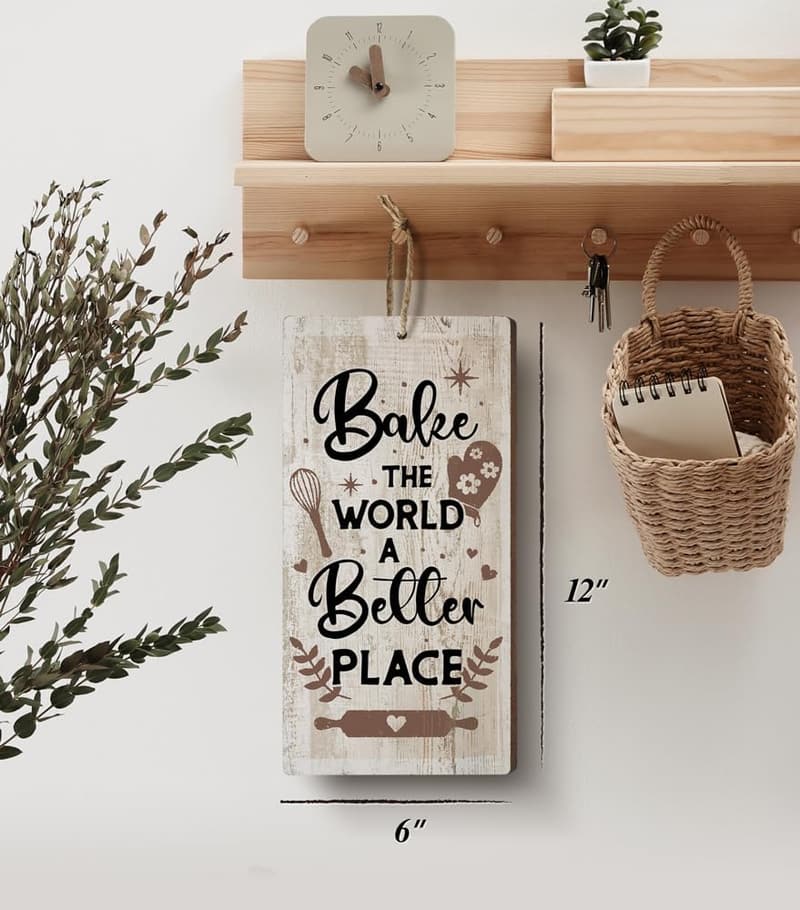 Bake the World a Better Place Sign - 12