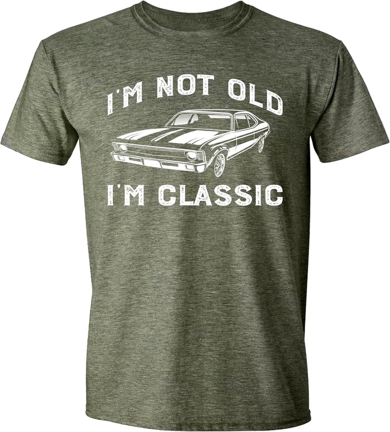 Classic Car Graphic T-Shirt for Men and Women