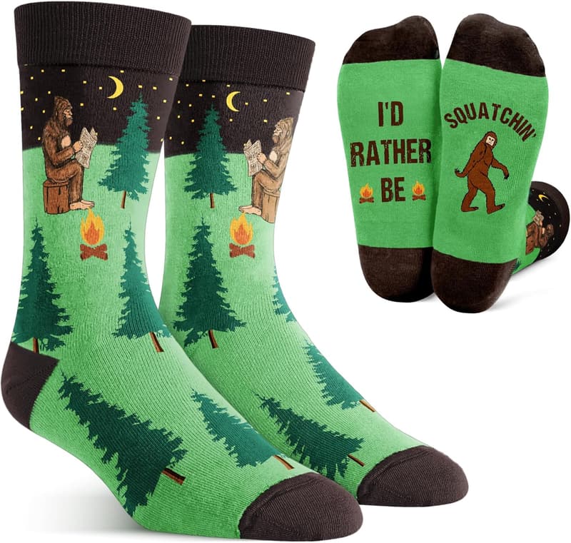 Bigfoot Socks for Men - Perfect Gift for Dad and Grandpa