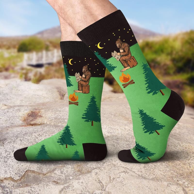 Bigfoot Socks for Men - Perfect Gift for Dad and Grandpa