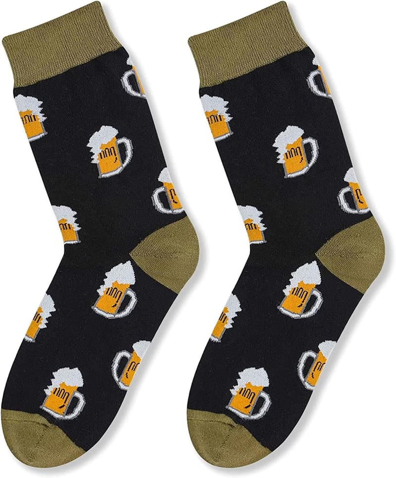 Pizza Taco Beer Socks - Fun Gift for Men and Teens