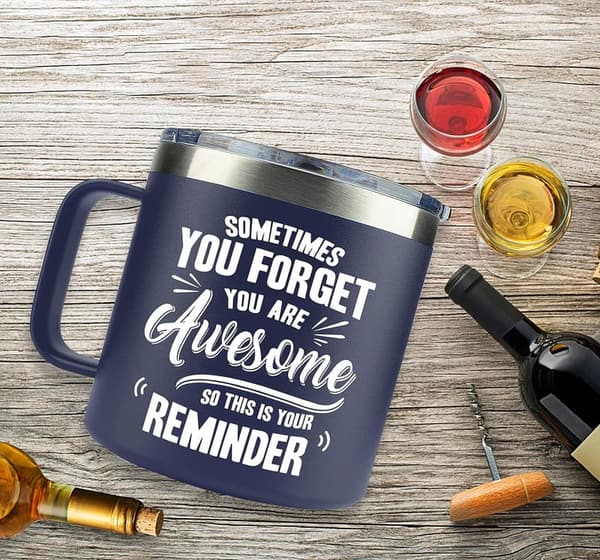 Men's Christmas Mug - 14 oz Gift for Dad