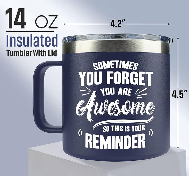 Men's Christmas Mug - 14 oz Gift for Dad