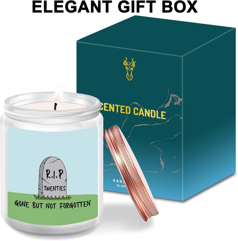 30th Birthday Lavender Scented Candles for Him/Her