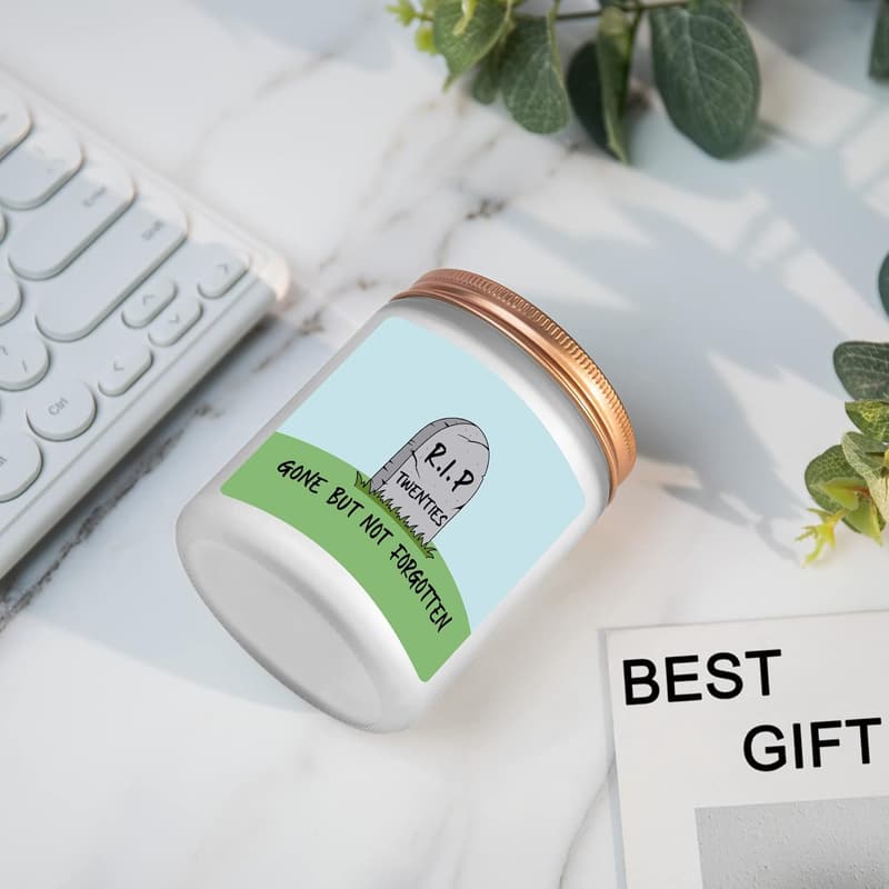 30th Birthday Lavender Scented Candles for Him/Her