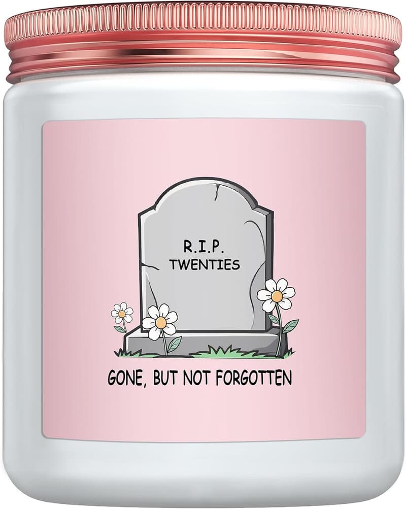 30th Birthday Lavender Scented Candles for Him & Her
