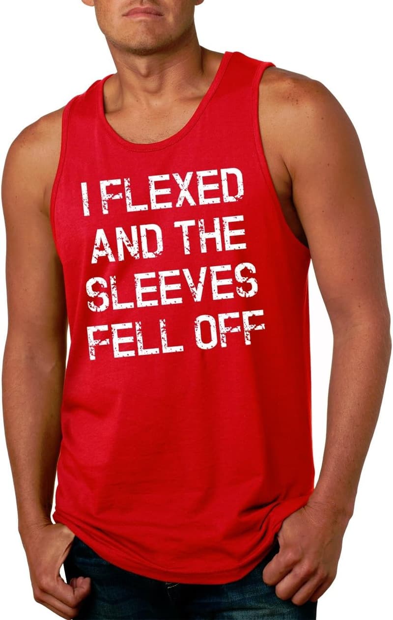 Funny Gym Tank Top for Men: 