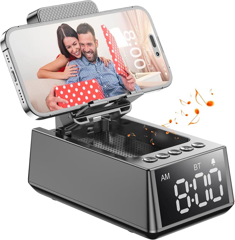 Bluetooth Speaker & Cell Phone Stand - Unique Birthday Gift