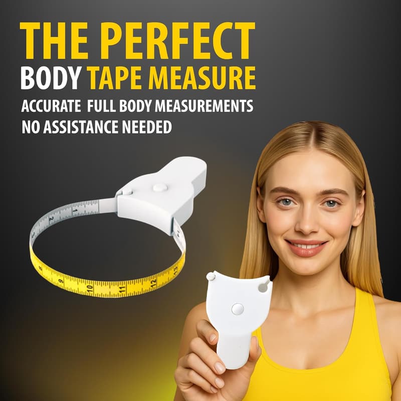 Retractable 80-Inch Body Measuring Tape - Perfect for All Sizes