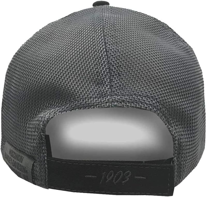 Harley-Davidson Men's Black Distressed Mesh Cap