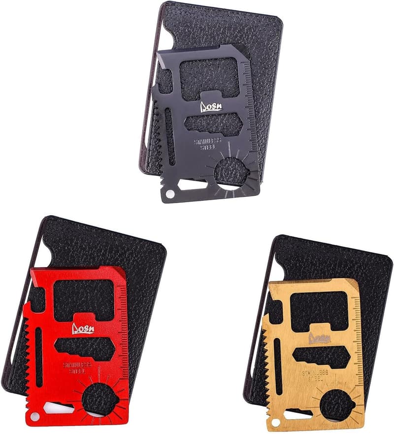 Men's 11-in-1 Wallet Multitool EDC Gift - Cool Gadget