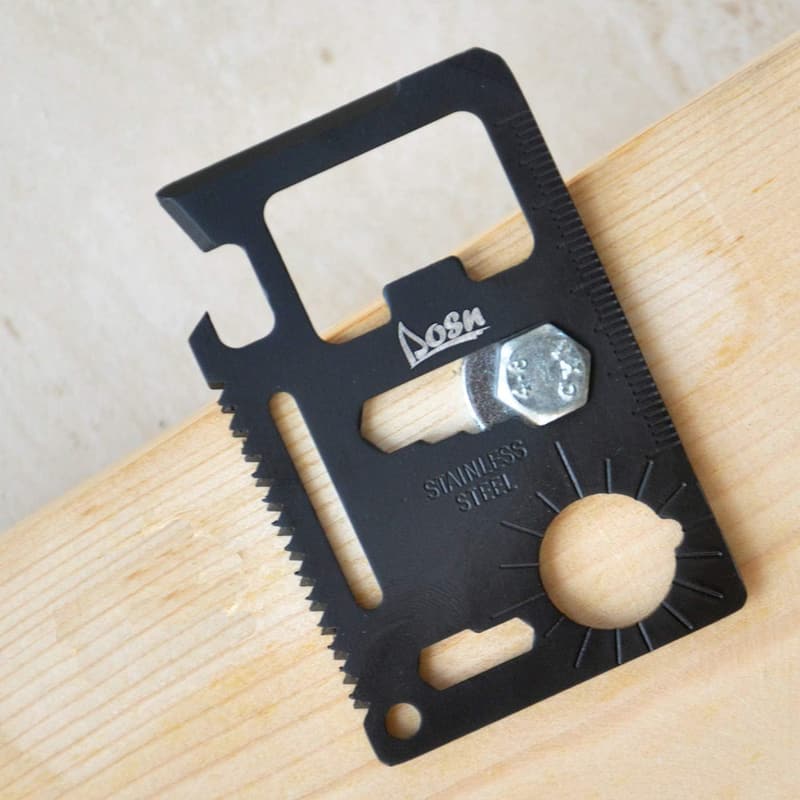 Men's 11-in-1 Wallet Multitool EDC Gift - Cool Gadget