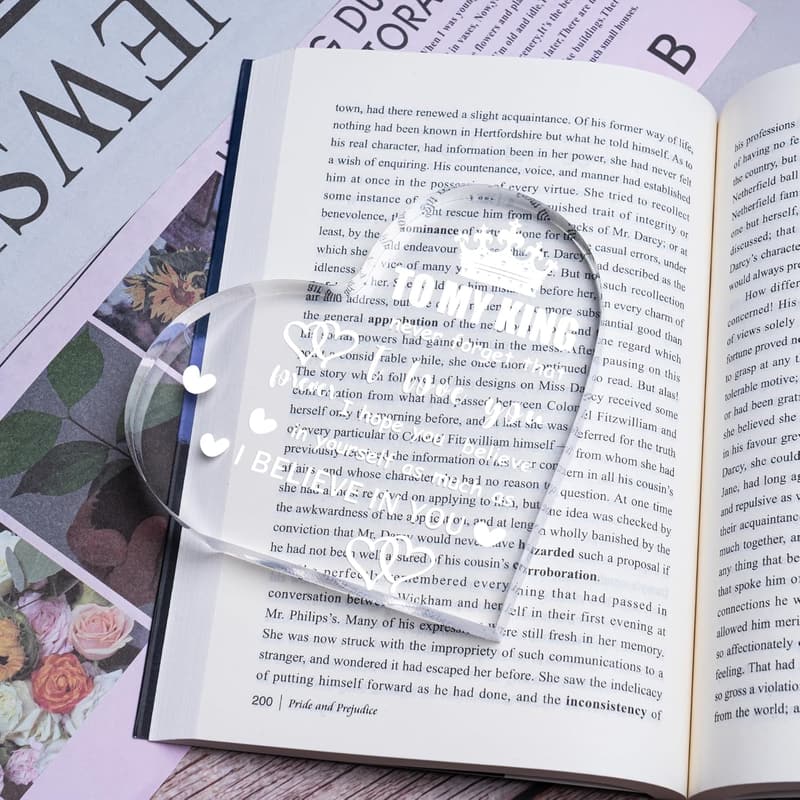 Father's Day Acrylic Block Sign for Him - Romantic Gift from Daughter