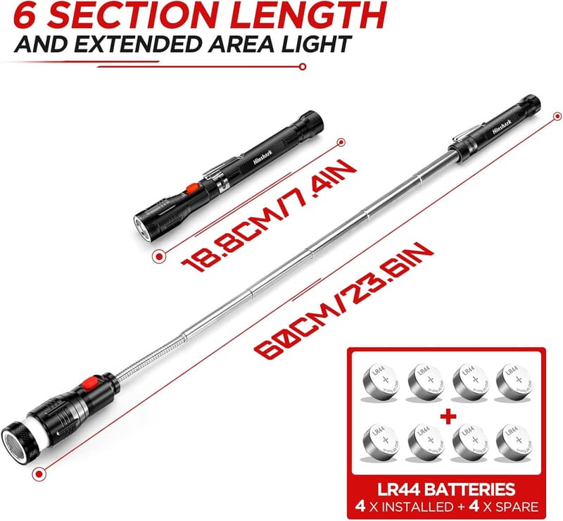 Extendable Magnetic Pickup Tool - Perfect Father's Day Gift