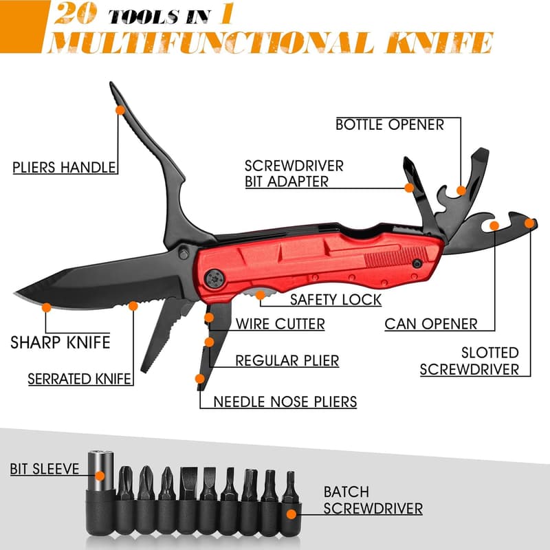 Pocket Folding Knife for Men - Perfect Anniversary & Birthday Gift