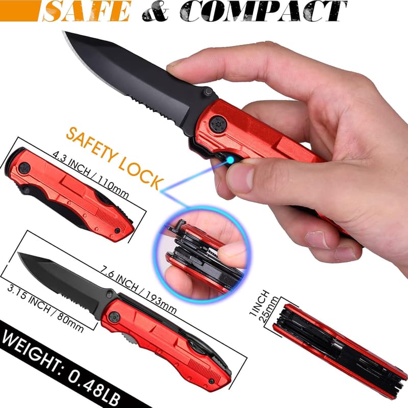 Pocket Folding Knife for Men - Perfect Anniversary & Birthday Gift