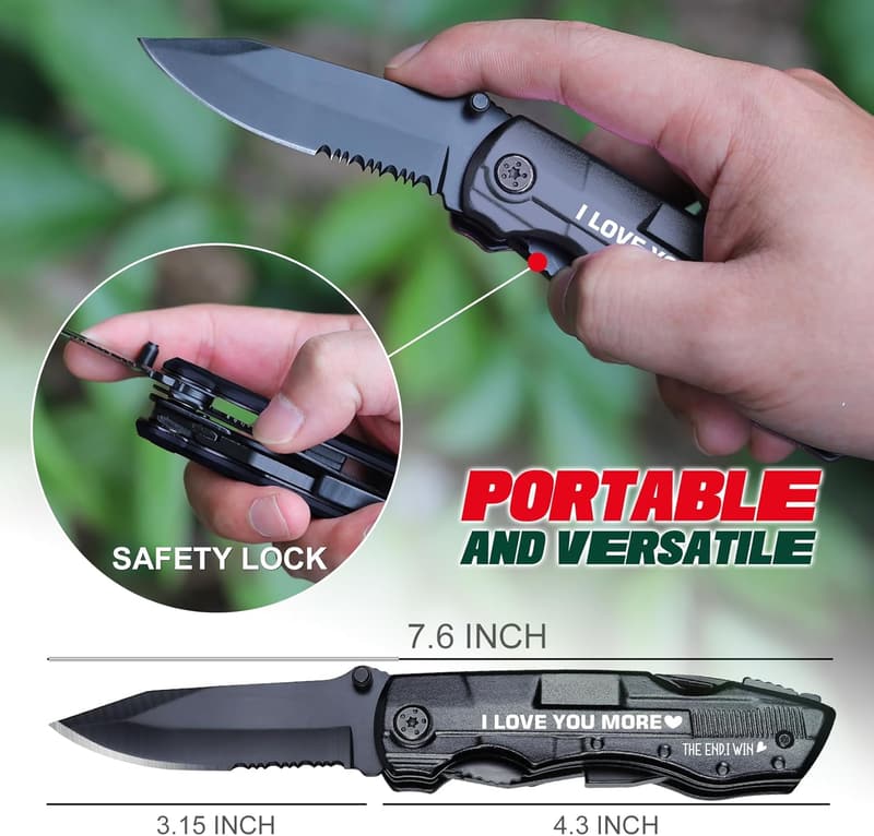 Valentine's Gifts for Him: 20-in-1 Multitool Knife