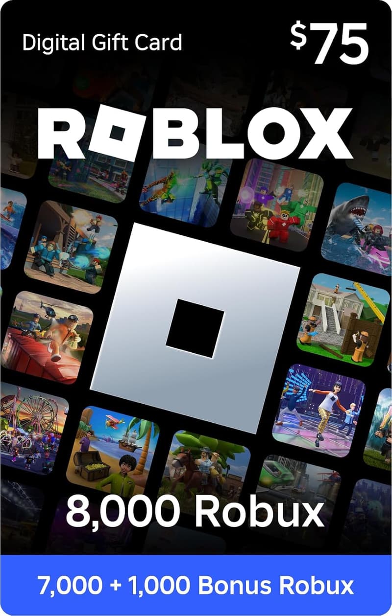 Roblox Digital Gift Card - 8,000 Robux with Exclusive Item
