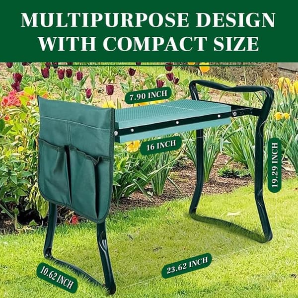 Foldable Garden Kneeler and Seat for Seniors & Gardeners