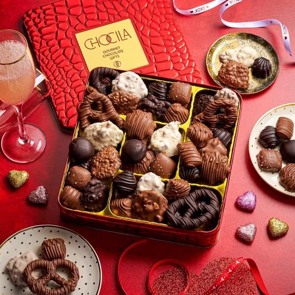 Father's Day Gourmet Chocolate Gift Basket - Assorted Treats