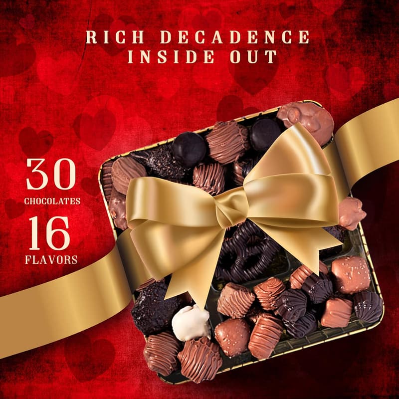 Father's Day Gourmet Chocolate Gift Basket - Assorted Treats