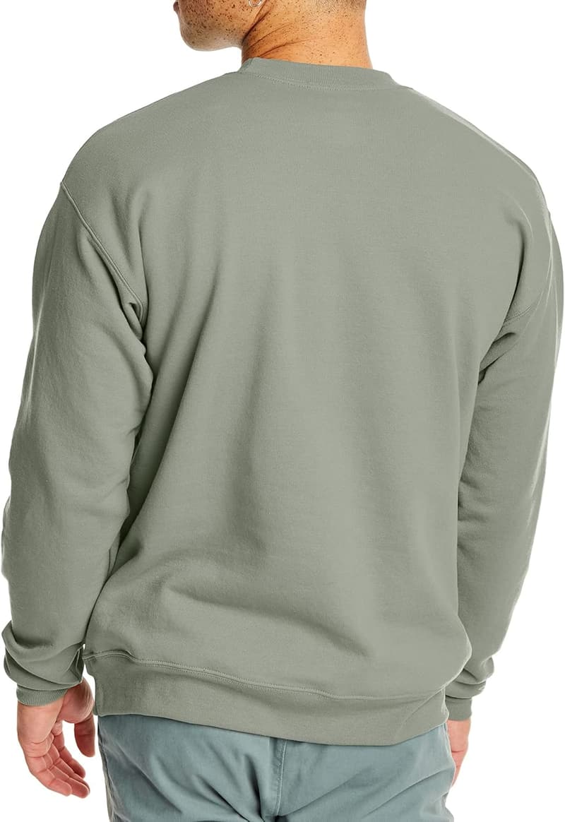 EcoSmart Men's Fleece Pullover Crewneck Sweatshirt - 1 or 2 Pack