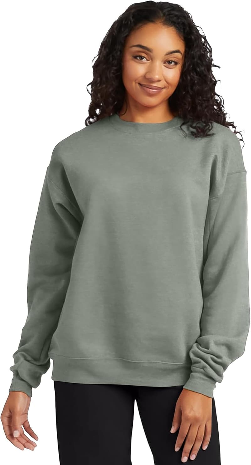 EcoSmart Men's Fleece Pullover Crewneck Sweatshirt - 1 or 2 Pack