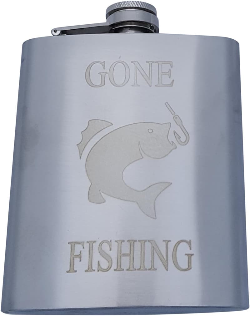 Fishing Flask Gift Set for Outdoor Enthusiasts