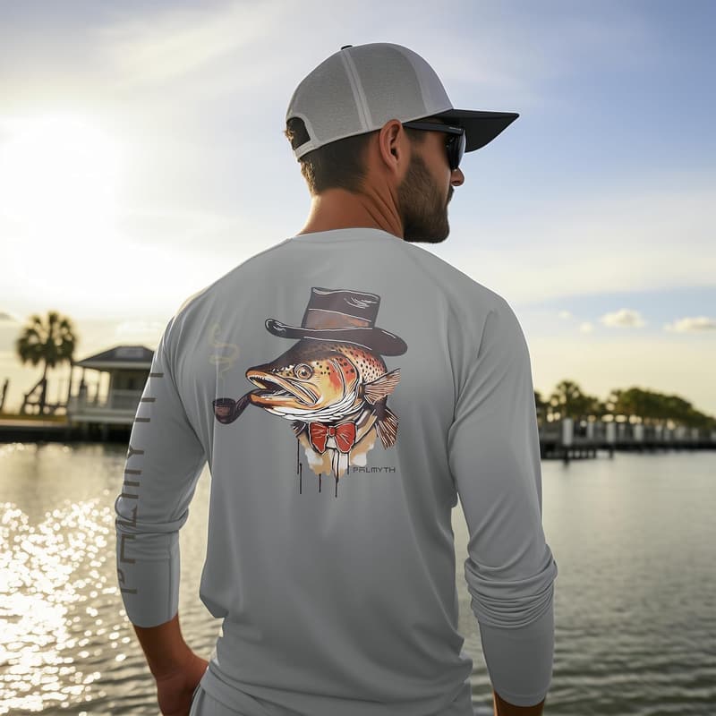Men's Long Sleeve Fishing Shirt - UPF 50+ Sun Protection Tee