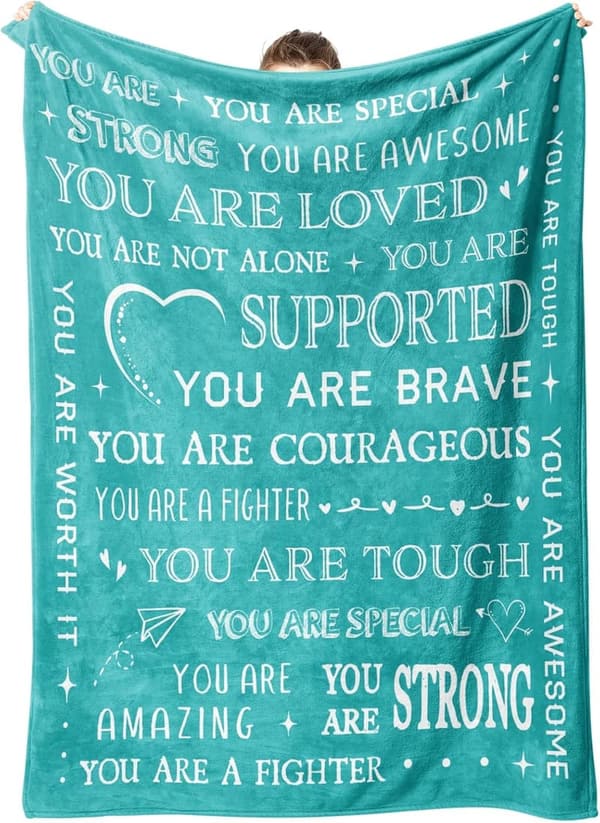 Get Well Soon Blanket Gift for Women, 60'' x 50''