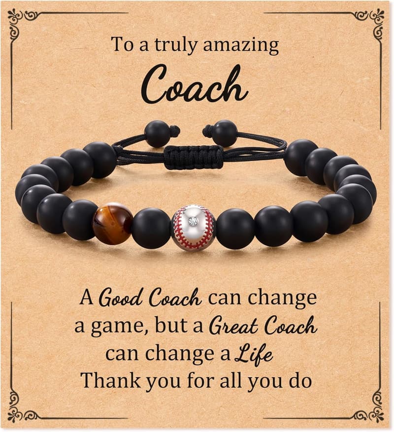 Sports Bracelet Gift for Boys – Baseball, Soccer, Basketball, Hockey, Golf, Football