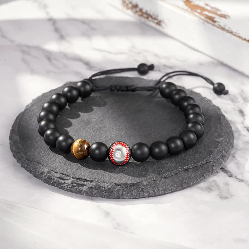 Sports Bracelet Gift for Boys – Baseball, Soccer, Basketball, Hockey, Golf, Football