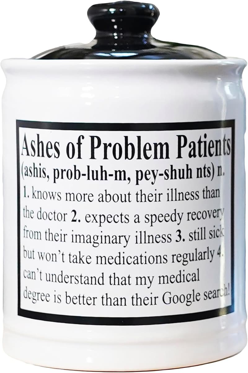 Ceramic Piggy Bank for Nurses & Doctors - Unique Cookie Jar