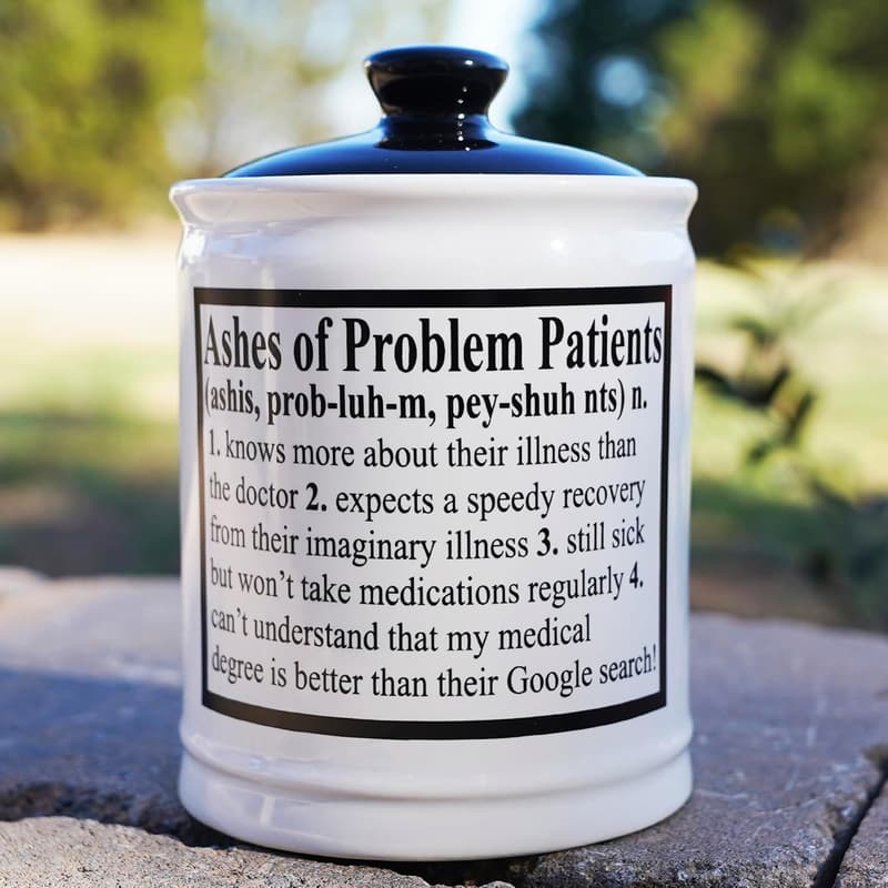 Ceramic Piggy Bank for Nurses & Doctors - Unique Cookie Jar