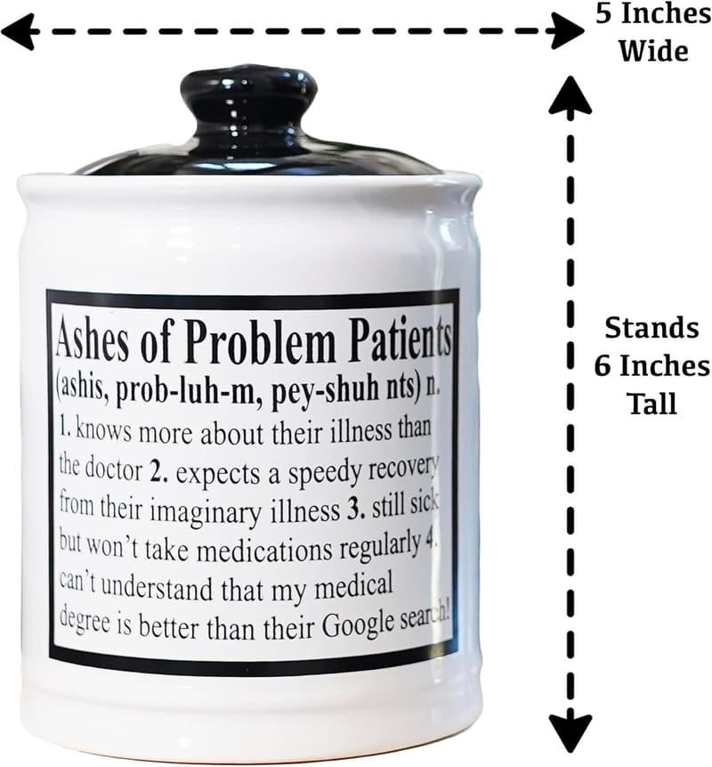 Ceramic Piggy Bank for Nurses & Doctors - Unique Cookie Jar