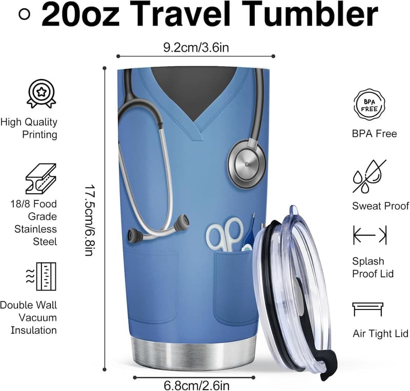 Nurse Appreciation Tumbler Cup 20 Oz - Perfect Gift for Nurses