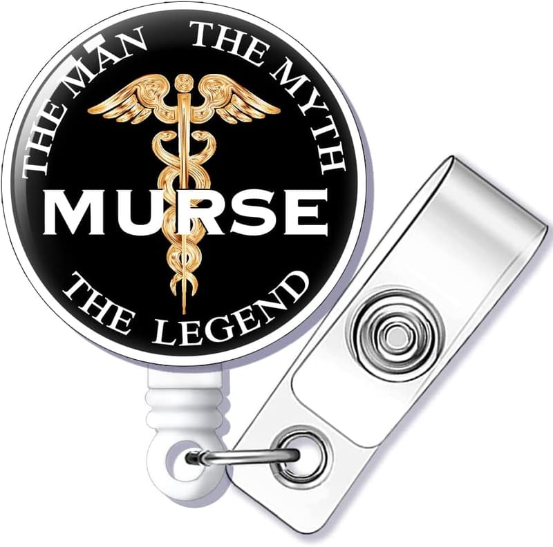 Funny Retractable Badge Reel for Men - 