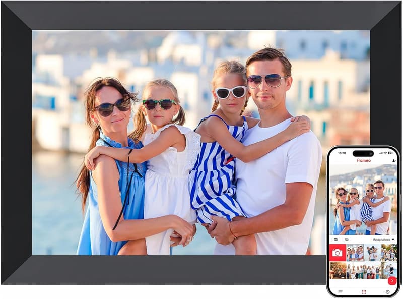 Smart WiFi Digital Photo Frame - 10.1 Inch HD Touch Screen
