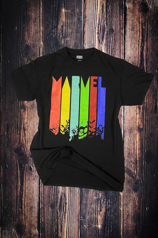 Marvel Avengers Distressed Men's T-Shirt