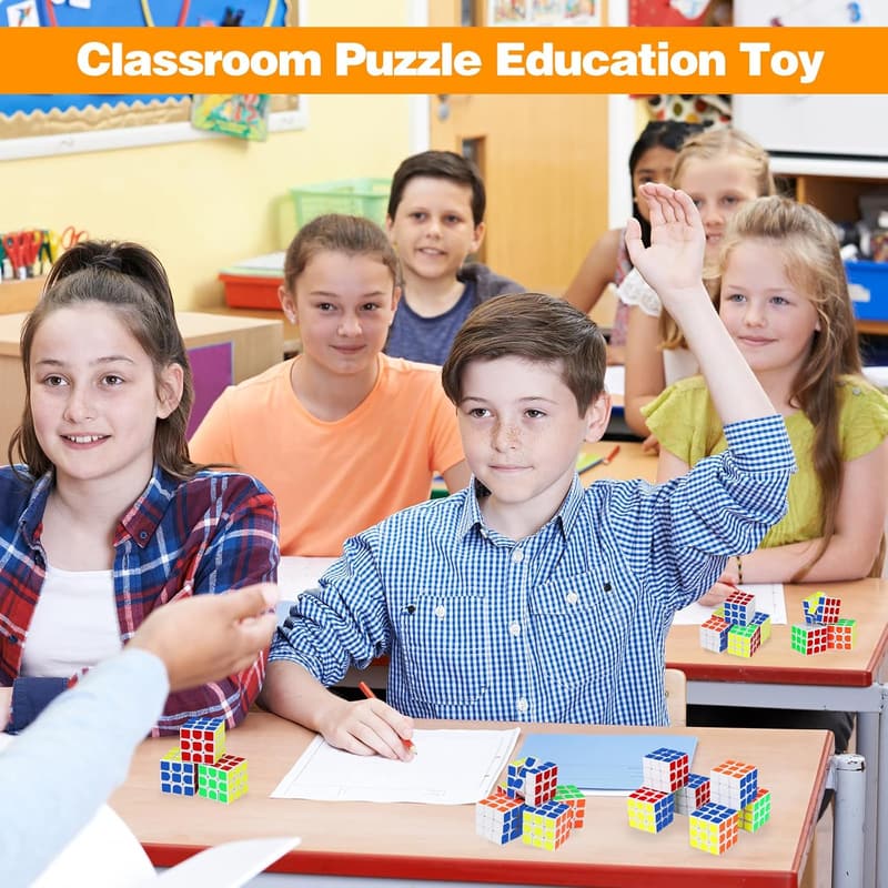 Kids' Party Favors - 20 Mini Magic Cube Puzzle Toys