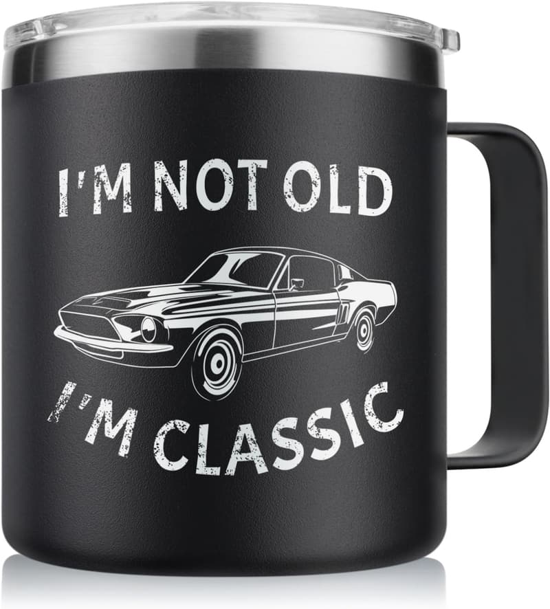 Funny Coffee Mug for Him - Retirement & Father's Day Gift (14oz)
