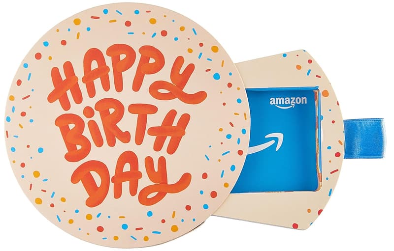 Birthday Gift Card in Pop-Up Box