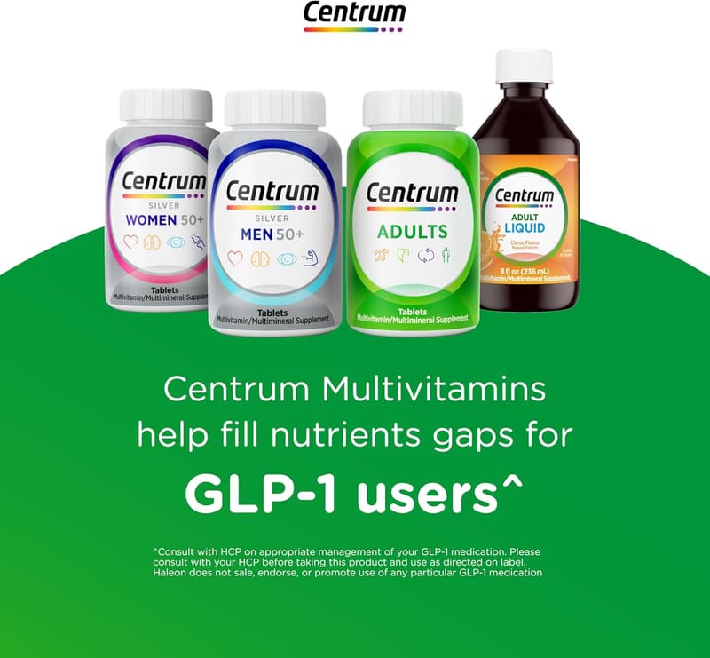 Centrum Silver Men’s 50+ Multivitamin with Vitamin D3 & Zinc