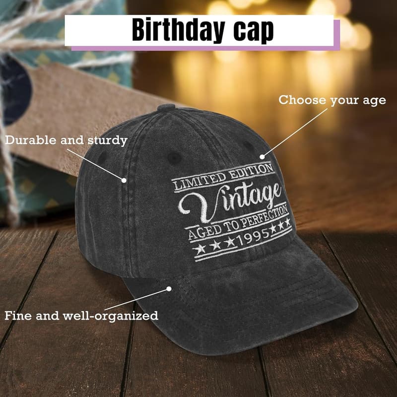 Vintage Hat - Unique Birthday Gift for Men and Women