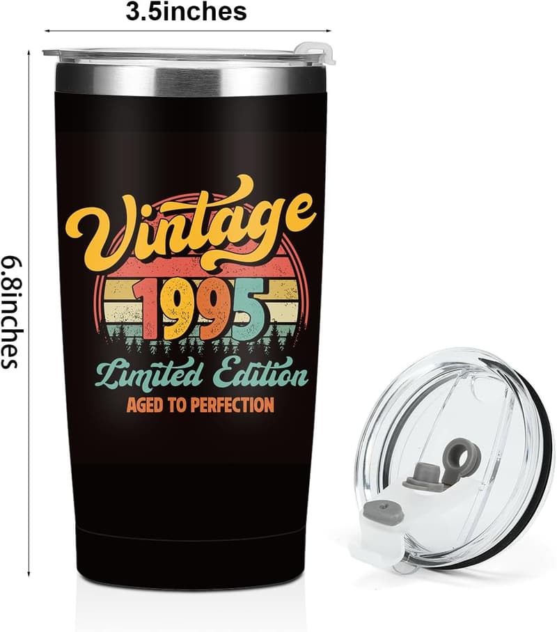 30th Birthday Stainless Steel Travel Mug for Men