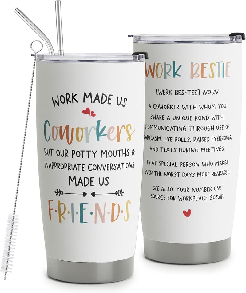 Stainless Steel Tumbler Cup 20oz for Best Friend's Birthday