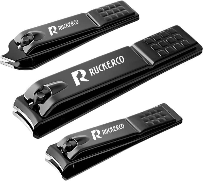 Matte Stainless Steel Nail Clippers Set - 3 pcs Gift for All