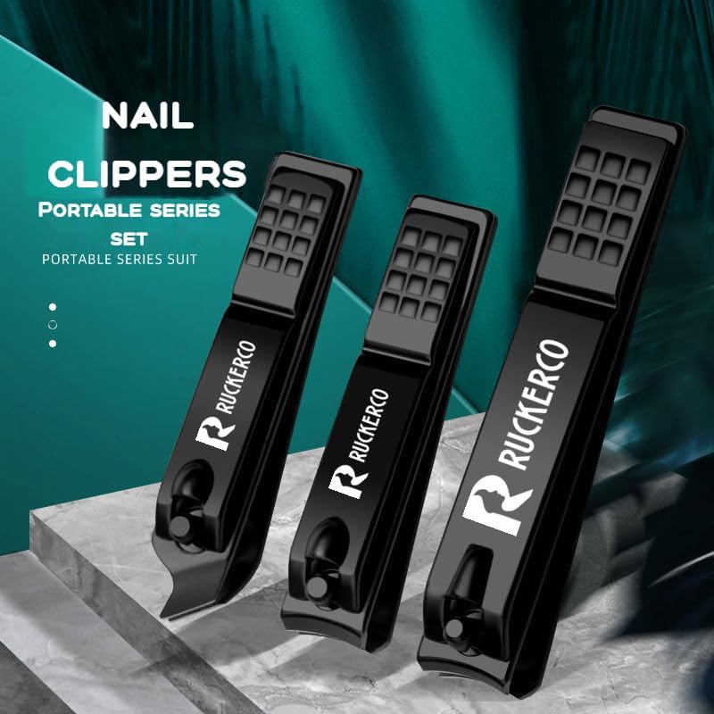 Matte Stainless Steel Nail Clippers Set - 3 pcs Gift for All