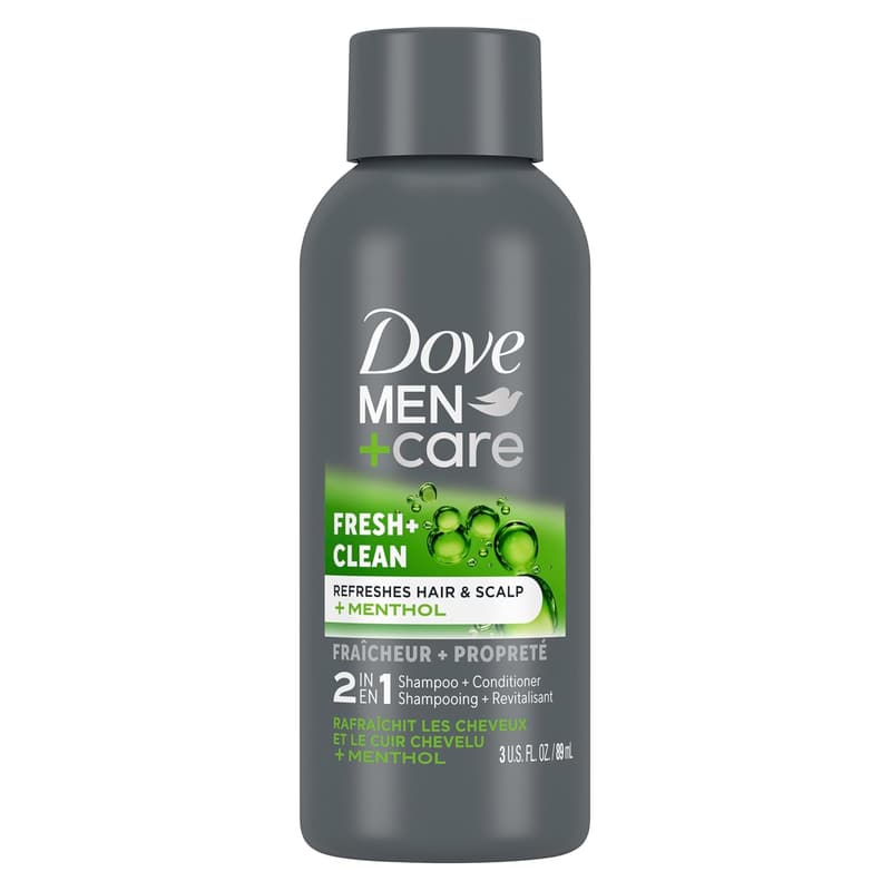 Dove Men+Care Fortifying 2-in-1 Shampoo & Conditioner, 3 oz