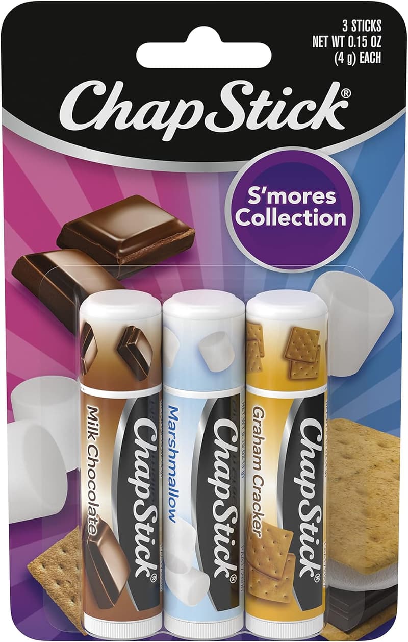 ChapStick S'more Lip Balm Variety Pack - 3 Tubes, 0.15 oz